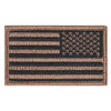 Tan and Black American Flag Reversed Patch