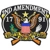 2nd Amendment 1791 Right to Keep and Bear Arms Embroidered Patch