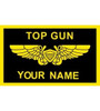 Custom Top Gun Name Tag