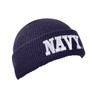 Navy Watch Cap with Navy Text
