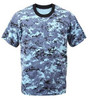 Kids Sky Blue Digital Camo T-Shirt