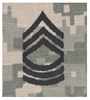 Sew On Army Master Sgt Rank