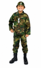 Woodland Camo Kids Soldier Costume