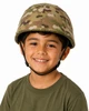 Kids Army Helmet with Multicam Cover