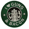 I Love Guns and Bacon PVC Morale Patch