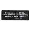 Psalms 91:2 Inspirational Morale Patch