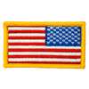 Kids Reverse American Flag Patch - Full Color