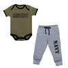 Navy Baby 2pc Jogger Set