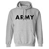 Army Hoodie Sweatshirt Grey