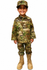 Kids OCP MultiCam Military Costume Package