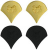 Spec 4 US Army Rank - Gold or Black Metal