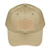 Kids Dark Earth Tactical Cap with Loop Fastener 