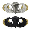 Army Basic Parachutist Badge - Silver or Black - Jump Wings
