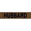Coyote Brown Personalized Military Name Tape