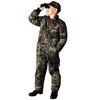Kids Insulated Woodland Camo Coveralls