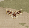 US Air Force 2x2 OCP Scorpion Sew-On Airman First Class Rank