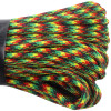 100Ft Type III 7 Strand Jamaican Me Crazy 550-Nylon Paracord Mil Spec Parachute Cord
