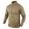 USGI MILITARY COYOTE GEN III GRID FLEECE WAFFLE TOP THERMAL SHIRT