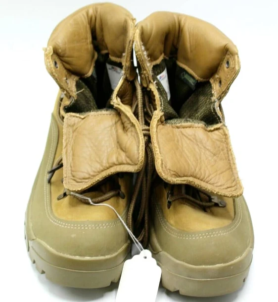 Vintage Combat Army Boots Cold Weather Men\'s Woman\'s Tan Military  BENEFITS CHAR Cold Weather Military Boots Shop Army Surplus World main image 2