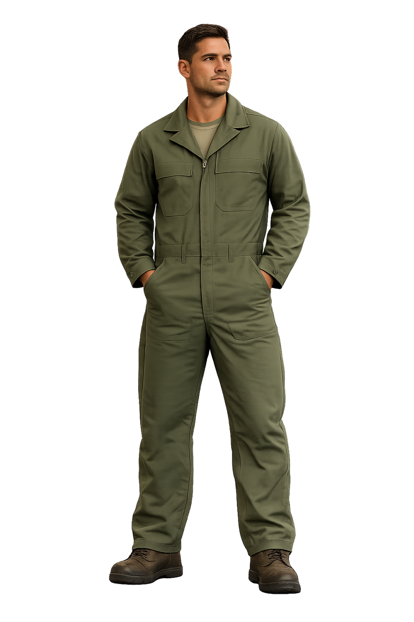 個人装備 US Military Utility Coverall 44L USGI OD Green Utility Coverall