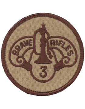 3rd Cavalry Regiment Desert Patch