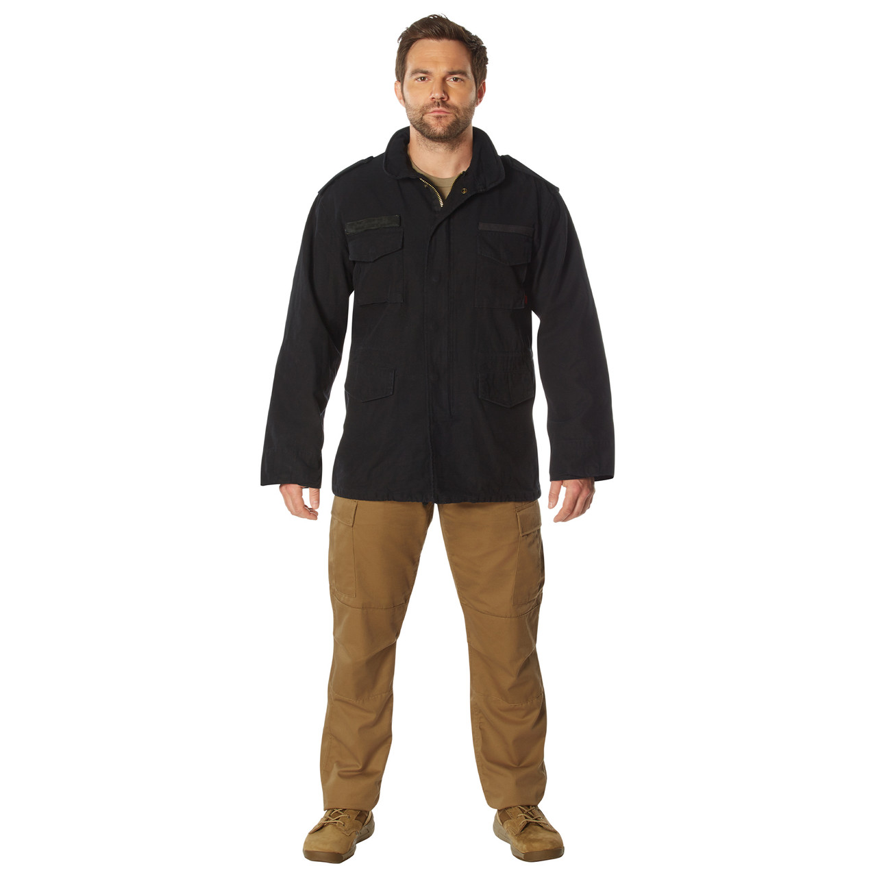 Buy Black Vintage M65 Field Jacket at Army Surplus World