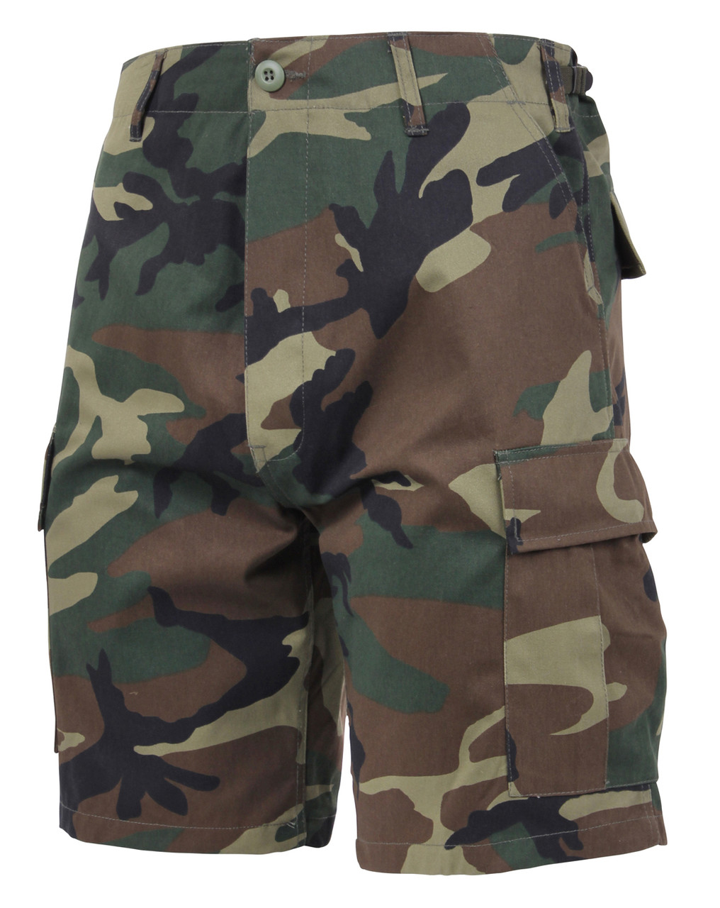 Buy Woodland Camo BDU Shorts at Army Surplus World