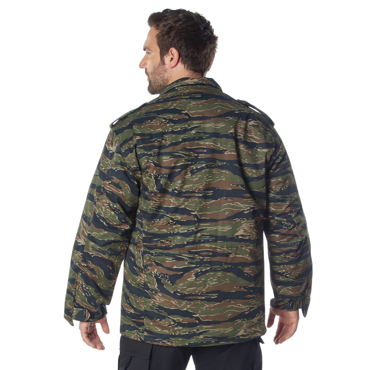 ジャケット・アウター unknown military tiger stripe jacket Vietnam War US Army TCU Tiger Stripe Camo Jacket Coat Cotton