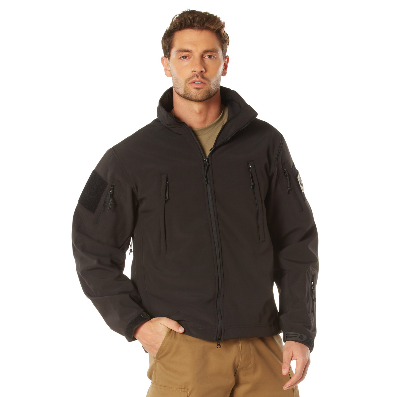 Buy Black Tactical Soft Shell Jacket at Army Surplus World