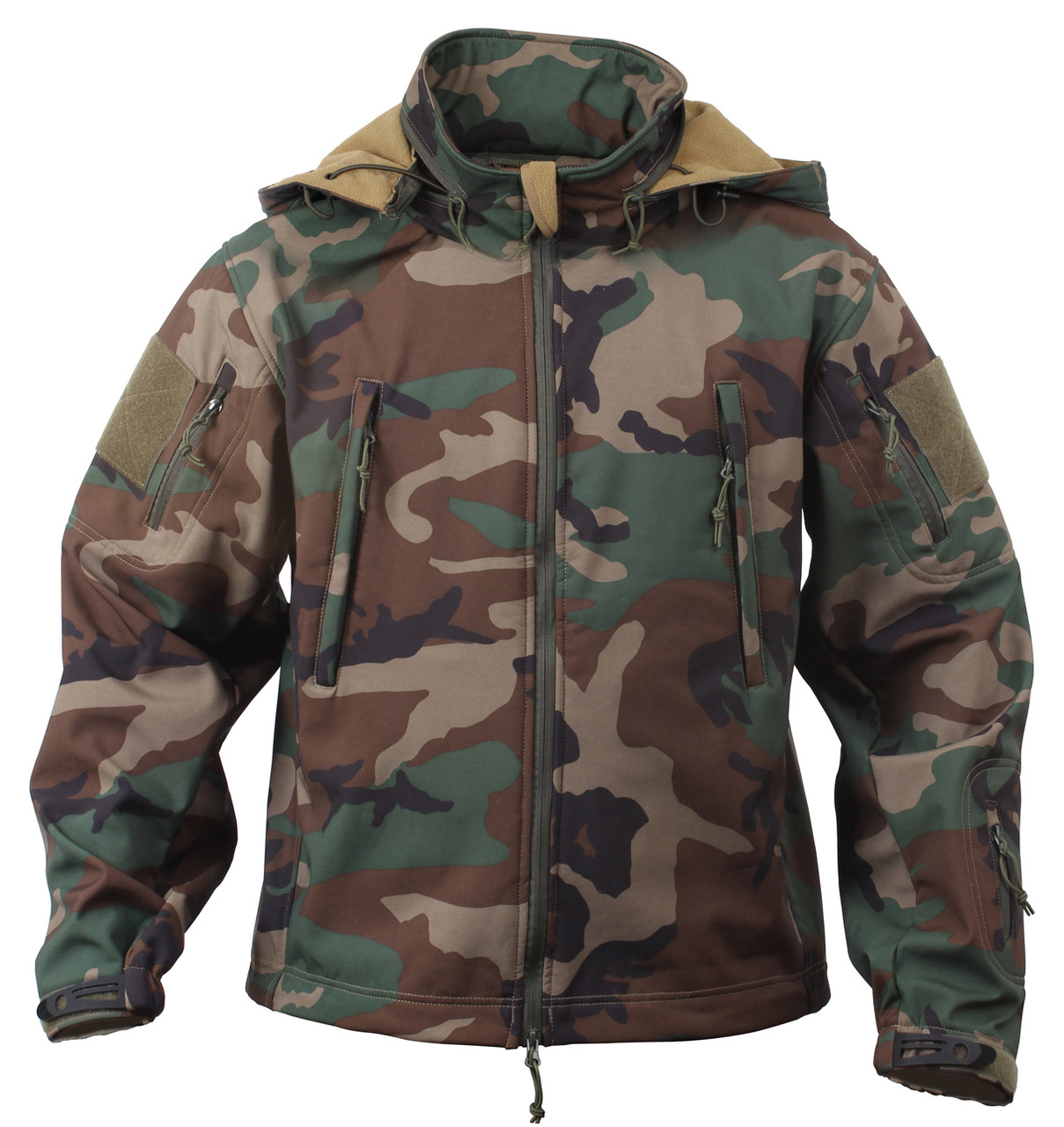 ジャケット・アウター ACAPULCO GOLD Jacket Woodland Camo Alpha Industries Jacket Mens Field Coat Small Hooded