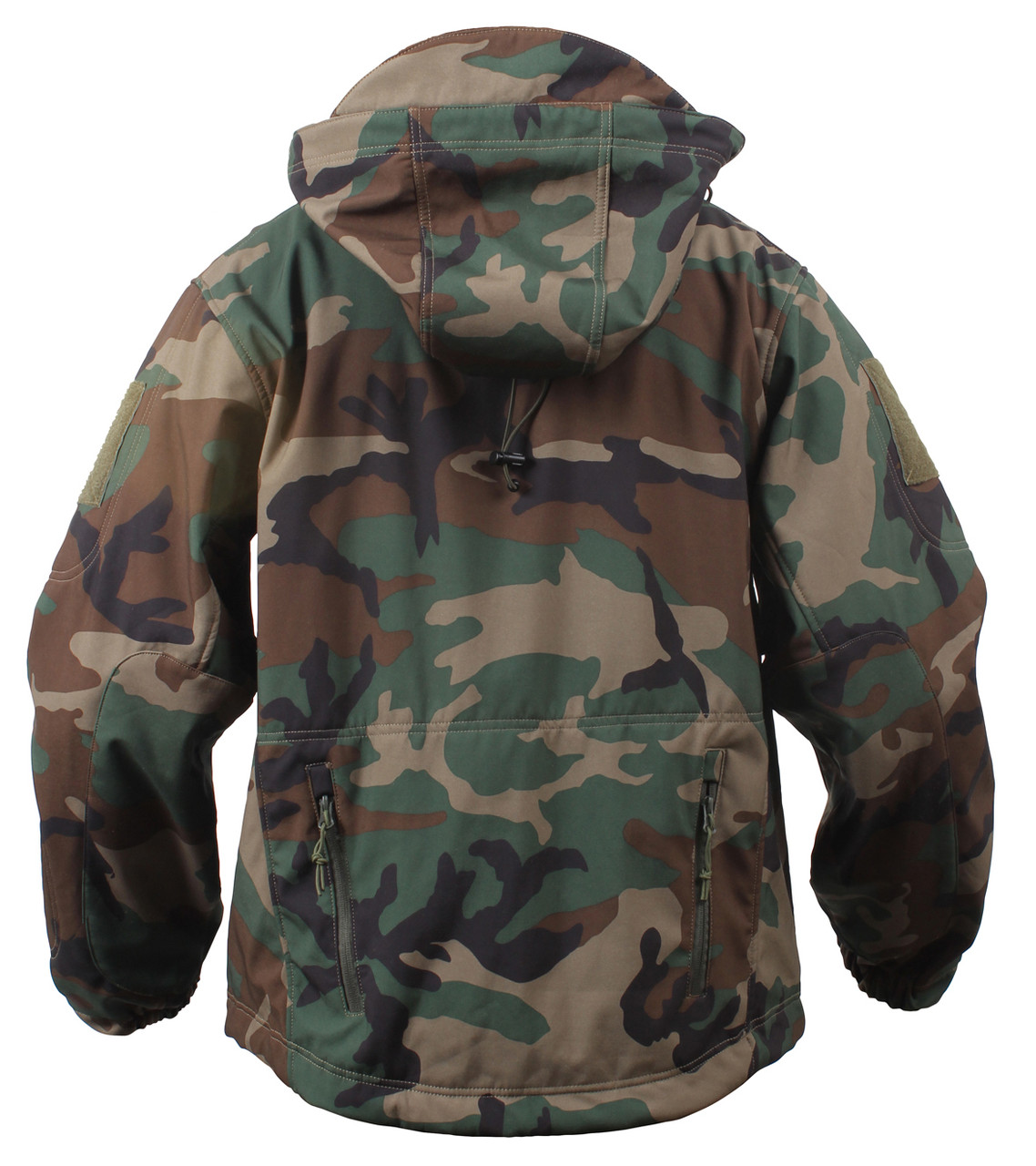 Buy Woodland Camo Tactical Soft Shell Jacket at Army Surplus