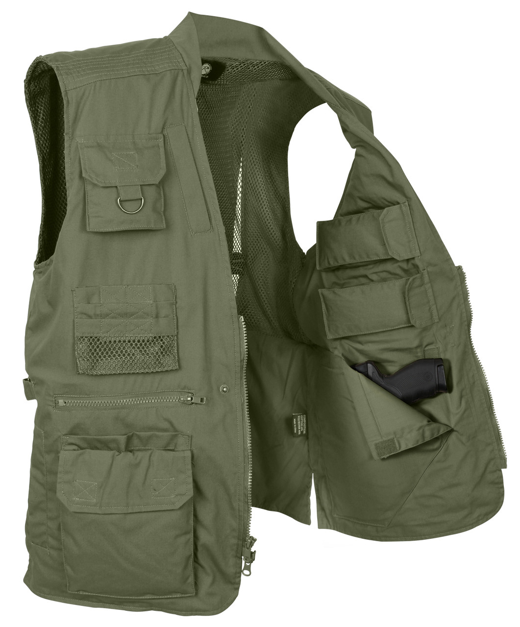 トップス SIBLETH NPW TACTICAL VEST (OLIVE) Buy Olive Green Concealed Carry Vest at Army Surplus World