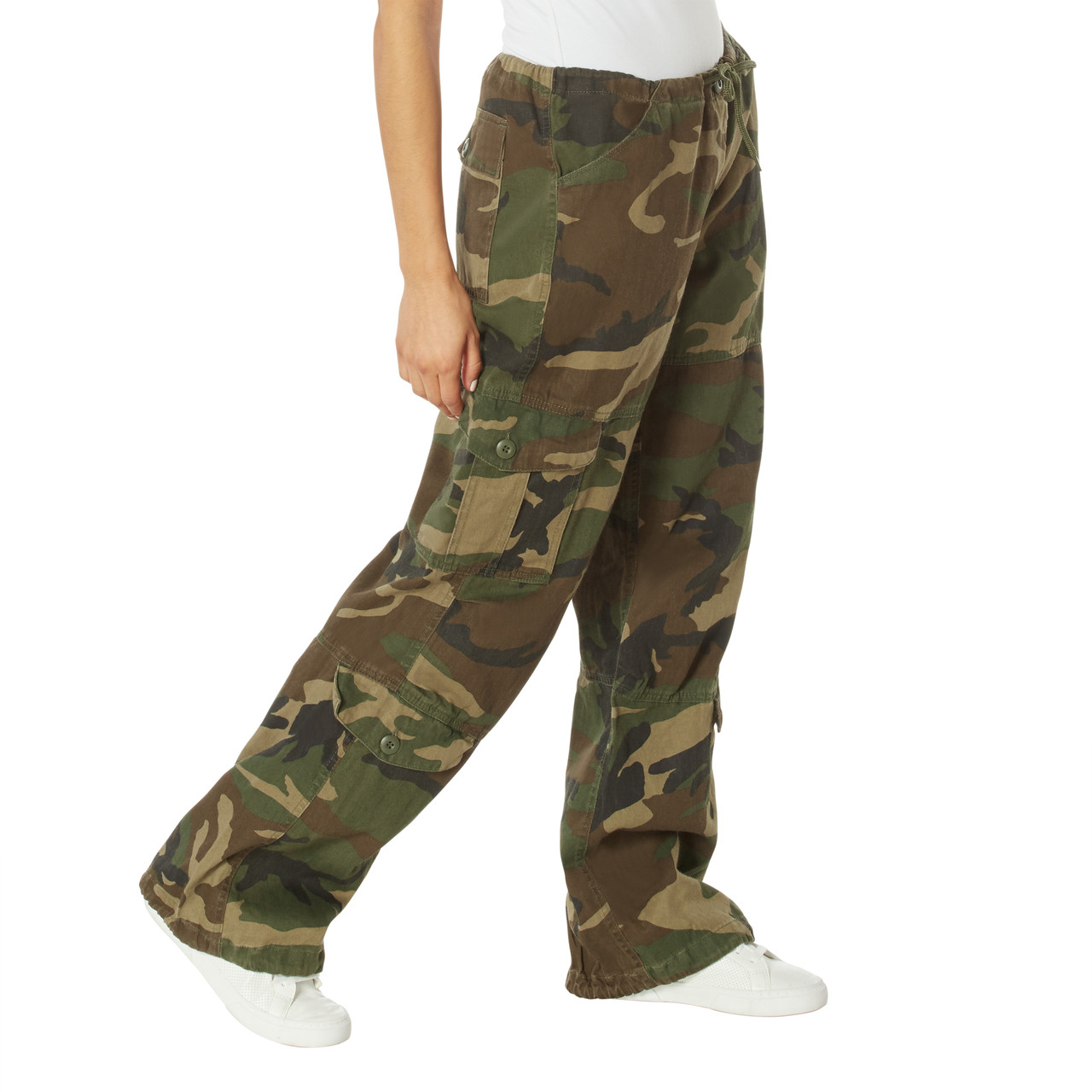 Buy Womens Camo Vintage Paratrooper Fatigue Pants at Army Surplus