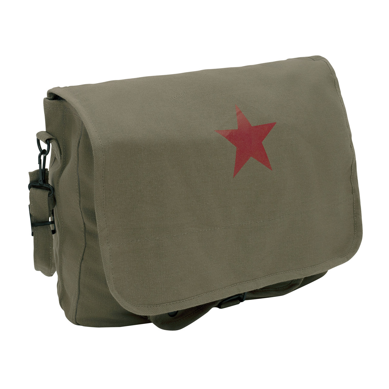 Vintage Paratrooper Shoulder Bag w/Red Star at Army Surplus World