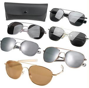 Pilot Sunglasses Military Style Goggles Military Aviator