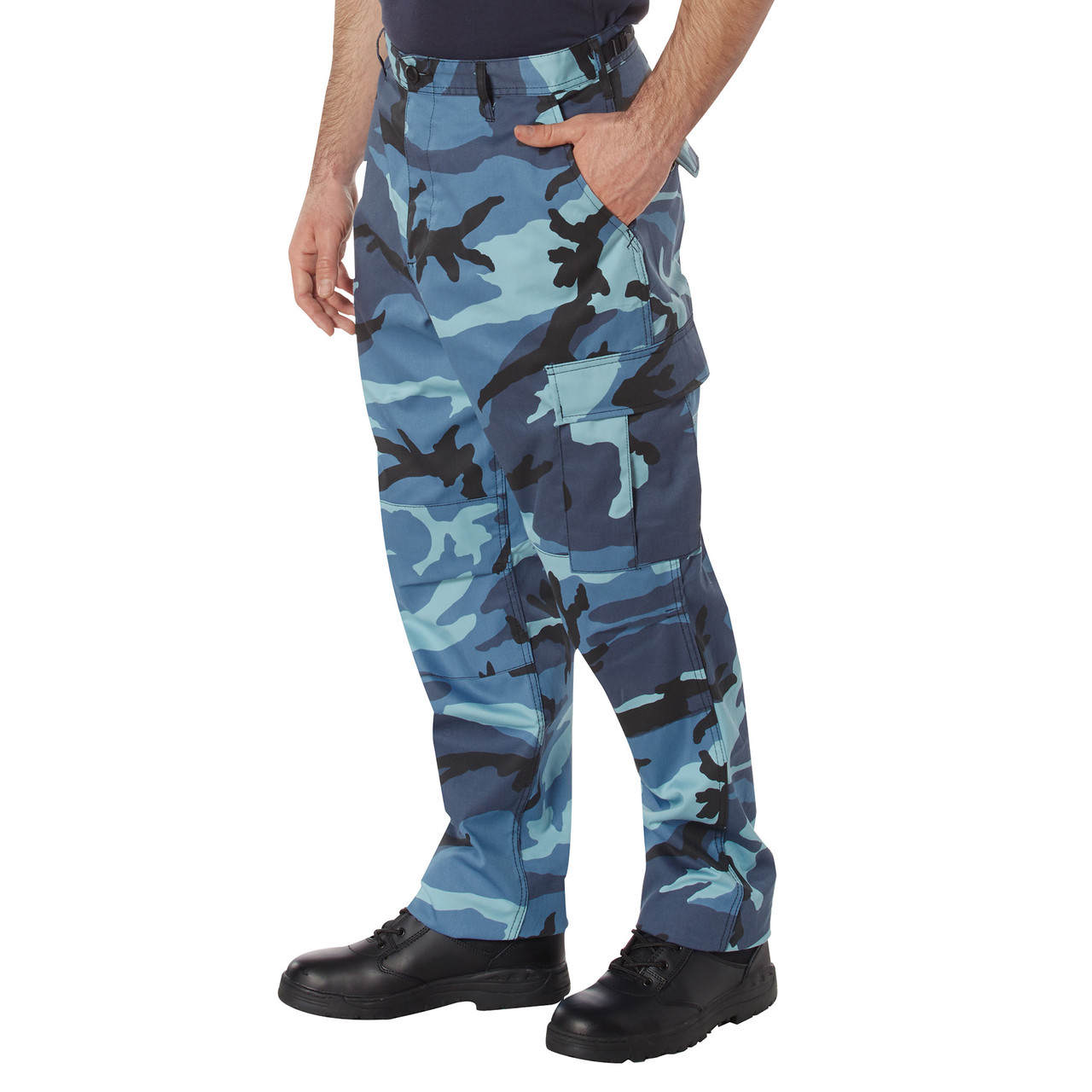 Buy Sky Blue Camouflage BDU Pants at Army Surplus World