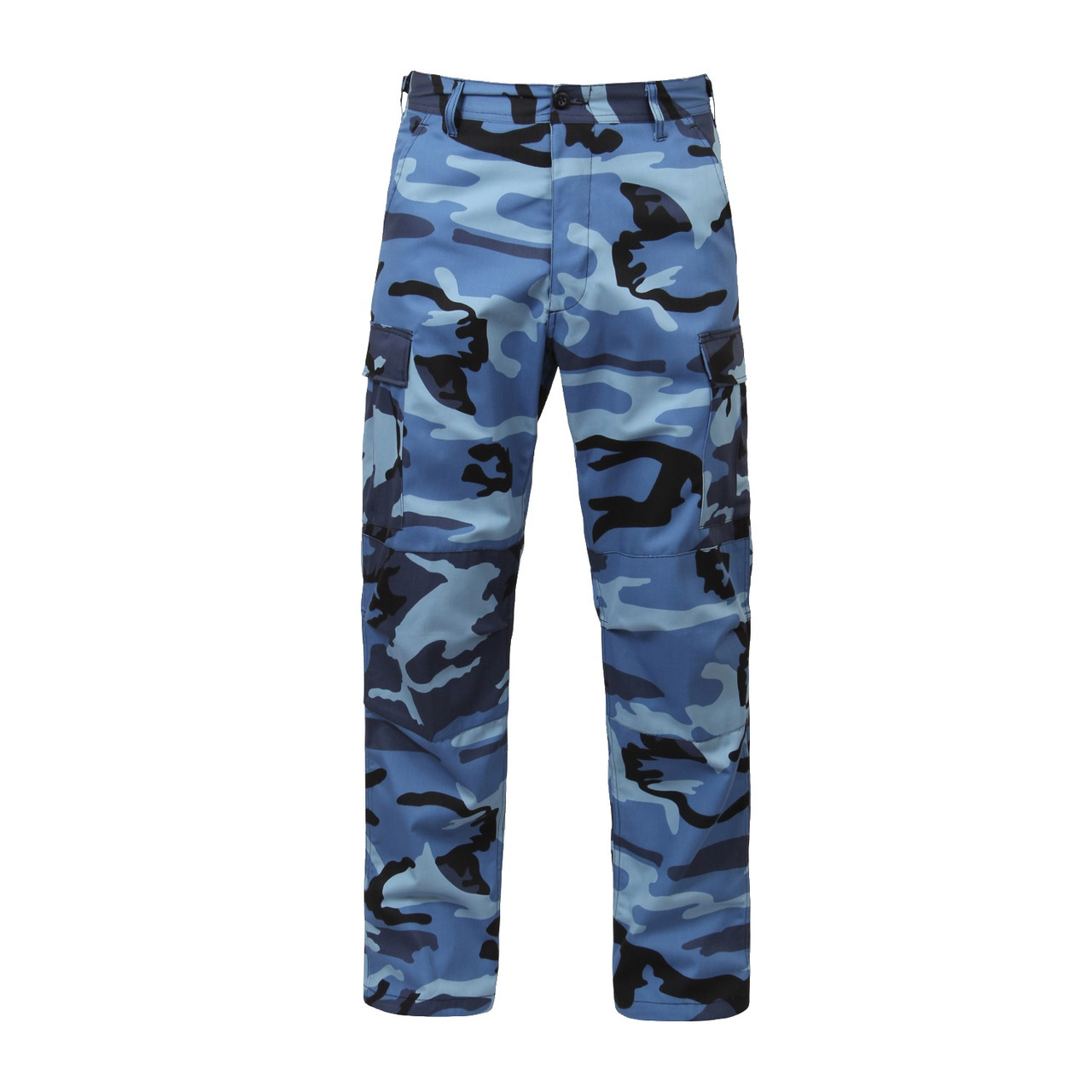 パンツ 90s \"US MILITARY\"  camo pants blue Vintage Military Blue Digital-camouflage-cargo Pocket Pants
