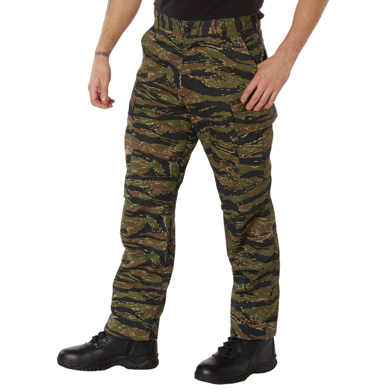 激レア 80' TIGER STRIPE PRODUCTS社 BDU パンツ BDU Camo Pants Uniform ZipperFly 60/40 Ripstop Propper Asian Tiger