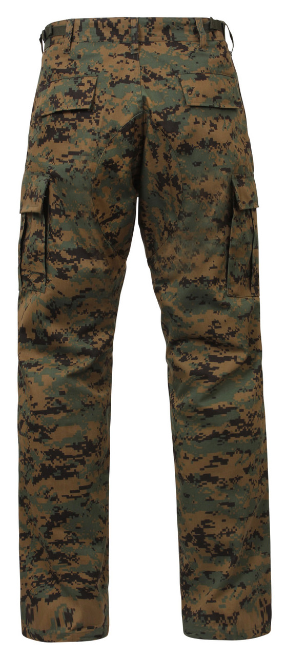 パンツ ReversibleCamo Pants /Woodland /Military Digital Camo Pants Family Owned Army Surplus World