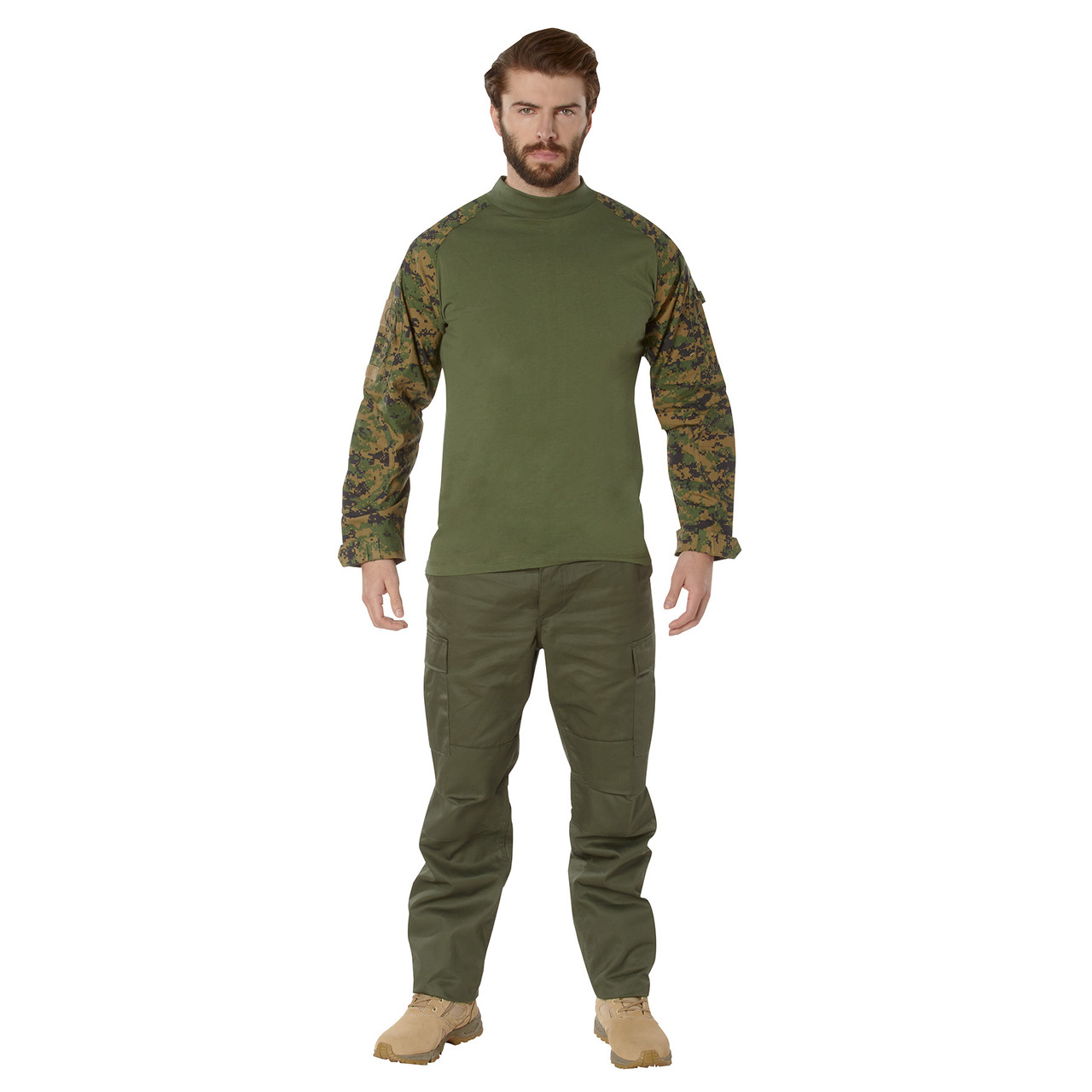 Buy Woodland Digital Camo Fire Retardant NYCO Combat Shirt at Army