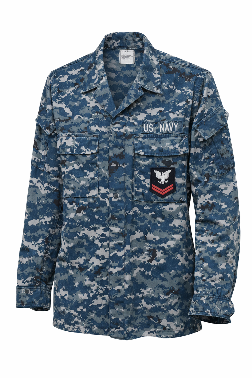 Navy Camo Uniform Military-Grade Army Surplus World