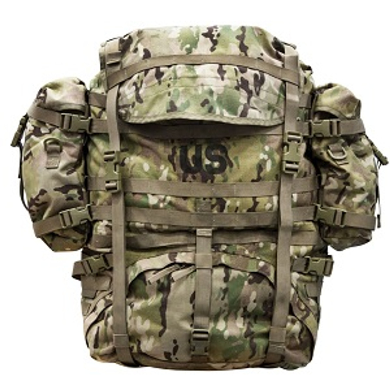US米軍　MOLLE Rucksack 迷彩バックパック US Military Issue Multicam OCP Molle II Backpack Complete