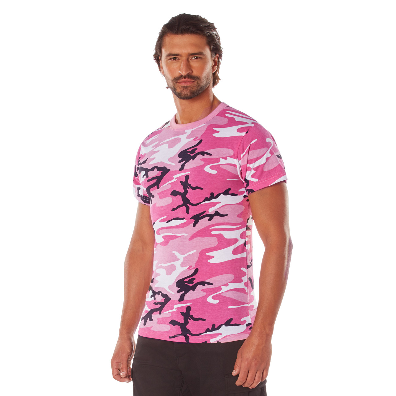 Tシャツ(半袖+袖なし) PARACAS T Shirt PWT14-2 PINK(KAMO) 1200W-7061-PinkCamo-0-