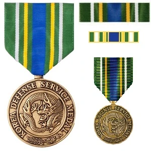 Buy Korea Defense Service Medal at Army Surplus World
