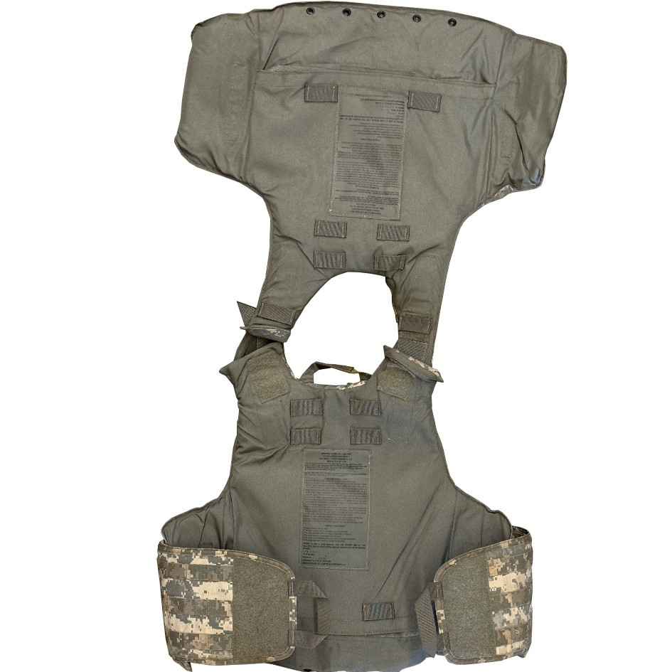 アメリカ軍ACU iotv Improved Outer Tactical Vest (IOTV), GEN II, Complete, ACU Pattern