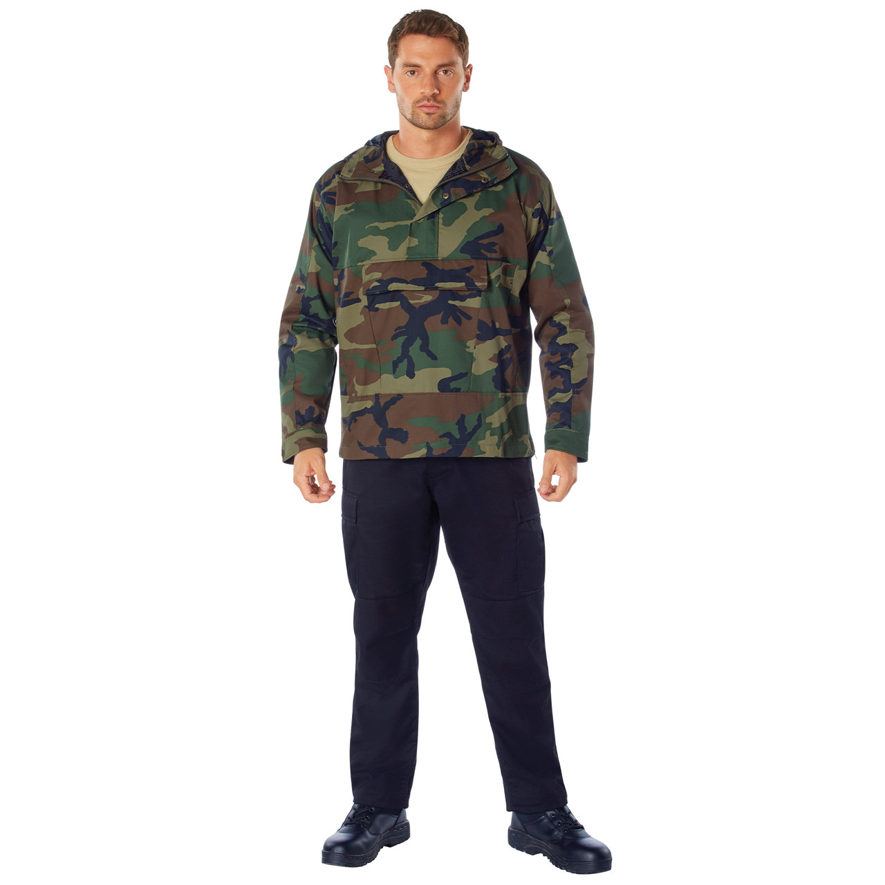 Buy Woodlad Camo Anorak Pullover Jacket from Army Surplus World Buy Woodlad Camo Anorak Pullover Jacket from Army Surplus World