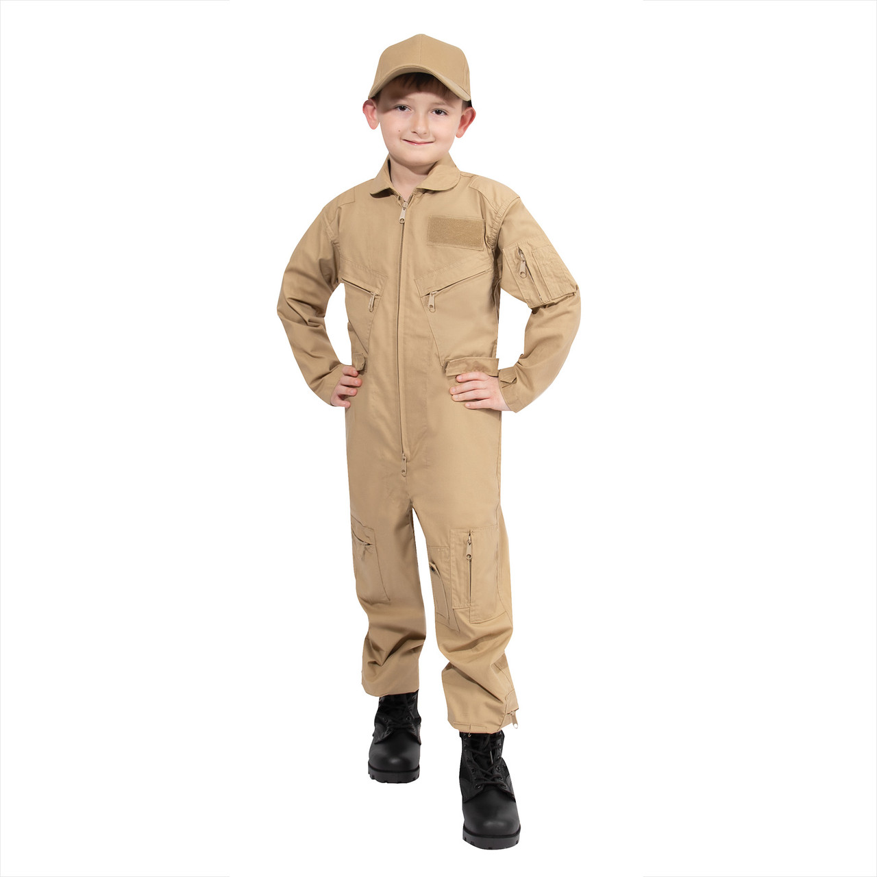 Kids Air Force Type Khaki Flight Suit at Army Surplus World
