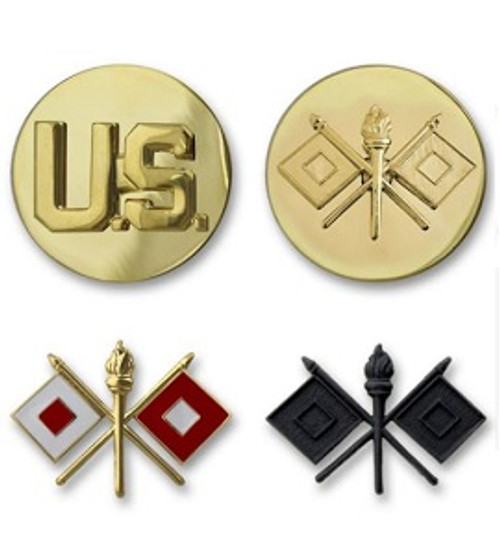 Army Signal Corps Branch Insignia – Officer and Enlisted Army Signal Corps Branch Insignia – Officer and Enlisted