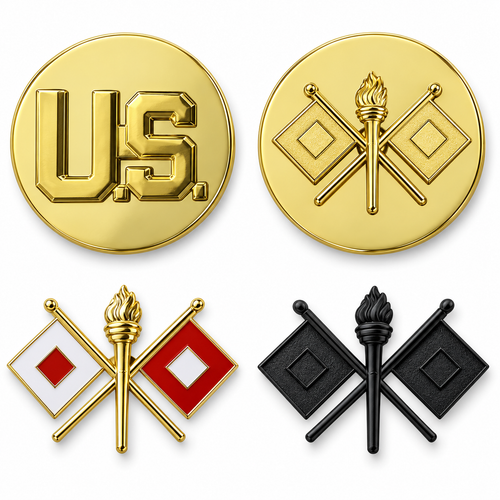 Army Signal Corps Branch Insignia – Officer and Enlisted