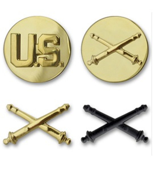 Army Field Artillery Branch Insignia – Officer and Enlisted